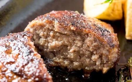 池口精肉店のミンチカツと塩で食べるハンバーグステーキ (ミンチカツ×5個、ハンバーグ×2個)