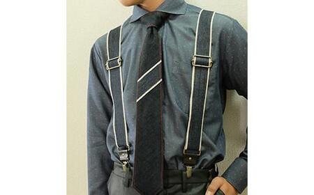デニムネクタイ＆蝶ネクタイ＆サスペンダーセット [BAAF019]