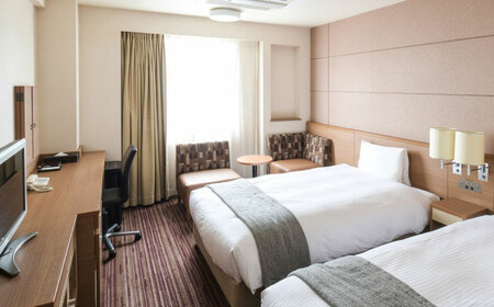 ベッセルイン福山駅北口 ペア宿泊券（スーペリアツインルーム） [BACZ001] 宿泊