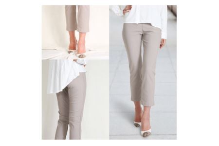 ミセスファッション福袋Lサイズ日本製婦人ボトムパンツサンプル含む3点 No.363