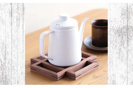 No.583 府中家具 鍋敷き Sサイズ ウォールナット