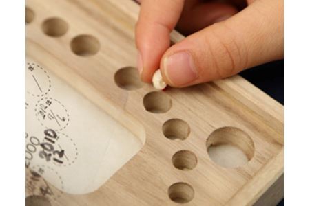 No.153 乳歯ケース　おいたちの小箱　エチュード