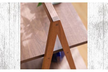 No.613 府中家具 インテリアシェルフ3段 ウォールナット