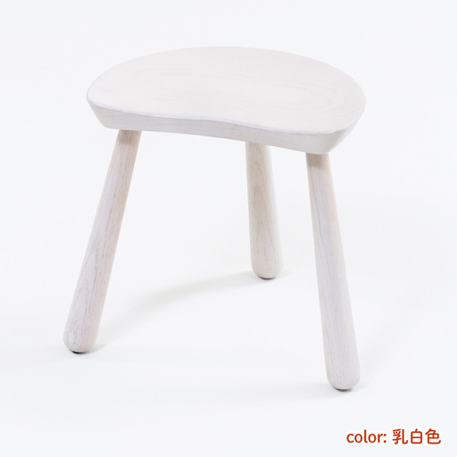 WK58．muku milk stool color（乳白色） No.1027-01 10,500円