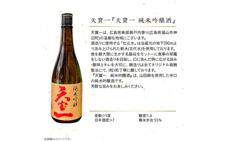 【びんご圏域連携】備後の日本酒『純米吟醸酒』飲み比べセット No.1038