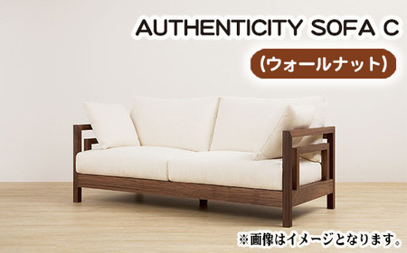 （ウォールナット）AUTHENTICITY SOFA C BK（ブラック） No.820-12
