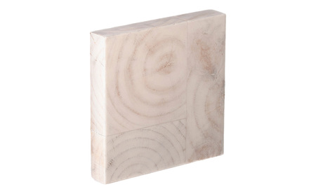 No.1114-02 【壁面装飾オブジェ】升～masu～/雪白（白）　500g