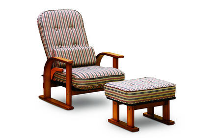 No.1189 肘付き 高座椅子専用 オットマン ／ フットスツール 小型ソファ 足置き スツール 家具 椅子 イス 日本製 国産 広島県