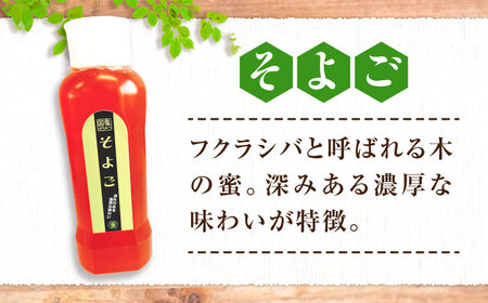 はちみつ チューブ2本セット（百花・そよご）各500g [APBO004] はちみつ
