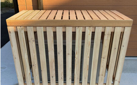 エアコン室外機カバー【無塗装品】[APCP001] エアコンカバー