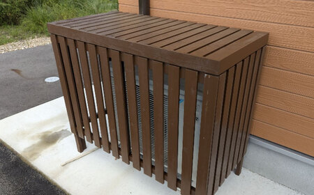 エアコン室外機カバー【ゴシックブラウン】[APCP004] エアコンカバー