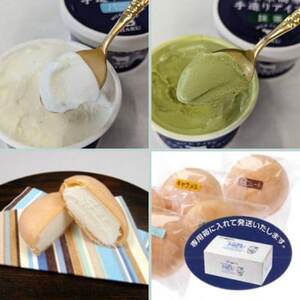 庄原産生乳使用　手造りカップアイスと、もなかアイスセット【配送不可地域：離島】【1618794】