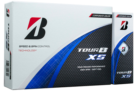 TOUR B XS ゴルフボール コーポレート色 2024年モデル 1ダース ブリヂストン 日本正規品 ツアーB｜プレゼント 贈り物 golf [1857]