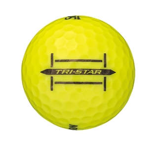スリクソン TRI-STAR ゴルフボール ダンロップ パッションイエロー 2ダース (24個入り) [1678]