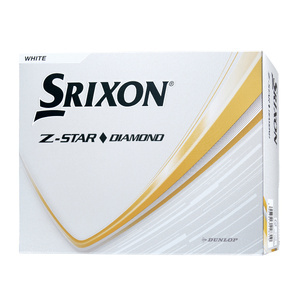ダンロップゴルフボール 2025年モデル スリクソン Z-STAR ダイヤモンド 1ダース【色：ホワイト】｜プレゼント 贈り物 golf [1894]