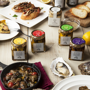 広島安芸津産 牡蠣オイル漬け小瓶 4種セット(OS-4)