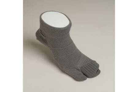 外反母趾対策くつ下 2足組　グレー27～28cm