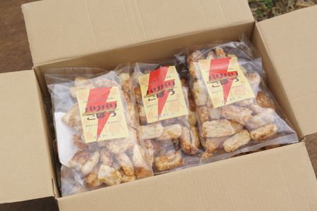 ごぼうの爽やかな香りと、バリバリ食感がたまらない【バリバリごぼう】(130g×12袋)