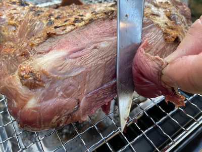 栄肉　スペシャルBBQ骨付き鹿肉