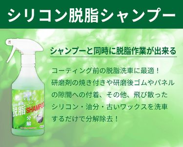 ガラス系コーティング剤 下処理シャンプー・タイヤワックスセット