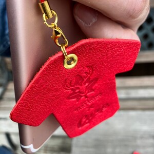 【広島東洋カープ×ジビエレザー】広島ジビエレザー東広島産天然鹿革　ユニフォーム型スマホクリーナー　液晶画面やメガネもピカピカに　3個セット