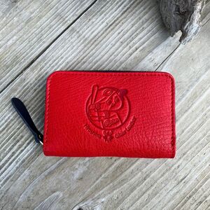 【広島東洋カープ×広島ジビエレザー】東広島産天然鹿革ラウンドファスナーミニ財布-上品なジビエ鹿革&スムーズ開閉!ポケットにすっぽり収まる贅沢な逸品