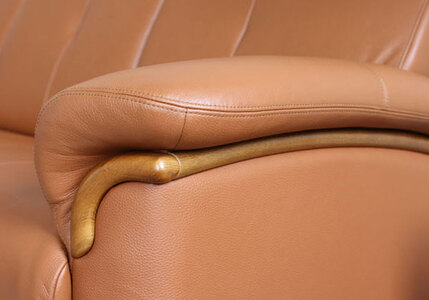 ★北海道・沖縄・離島配送不可★浜本工芸 2人掛けソファ 本革14色から選べる WL-2000 幅162cm[126-5962]