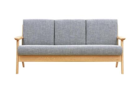 【浜本工芸】人気No.1 木肘ソファ3P カバーリング S-3904