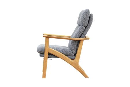 【浜本工芸】ナラ無垢フレーム No.8004リクライニングチェア