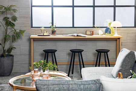 【浜本工芸】オーク無垢 7507スツール カウンター用