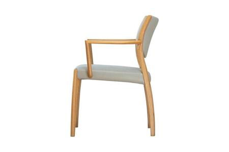 【浜本工芸】ナラ無垢 軽量チェア DA-5404 フルアームチェア