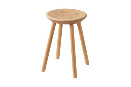 【浜本工芸】オーク無垢 7504スツール ダイニングテーブル用