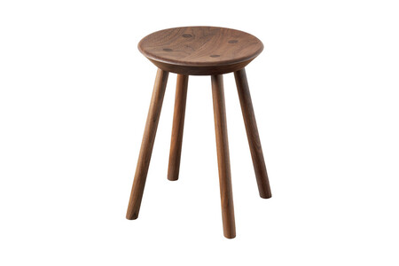 【浜本工芸】ウォルナット 7509スツール ダイニングテーブル用