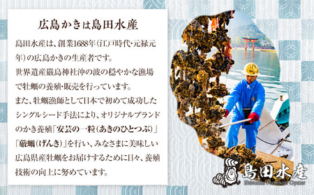島田水産　Shimada　Oyster　殻付き牡蠣20個(加熱用）