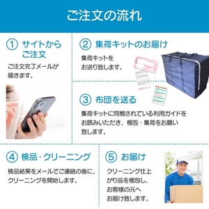 ふとんクリーニング 2枚 (羽毛限定) 北海道・沖縄・離島可