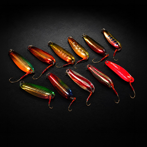 忠さんのスプーン アートフィッシング オリジナルセットC 釣り 釣り用品 常見忠 対象:Bite、MeshBite、DCBite、NorthernBite、ShellBite、RiverDolphin (6)10～16g：11個