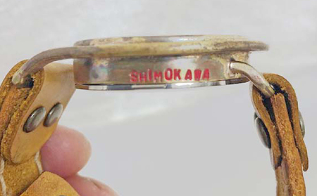 HR24の手作り時計　B（男女兼用）黄茶 ファッション小物 雑貨 日用品 