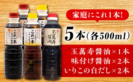 味付け醤油満足セット 濱口醤油[XAA001]