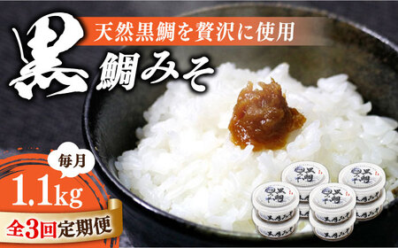 【全3回】味噌 黒鯛みそ1120g 味噌[XBW041]