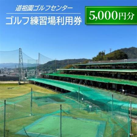 道祖園ゴルフセンターゴルフ練習場利用券【5,000円分】【1666366】