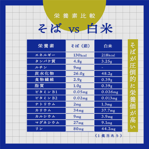 北海道雄武町産　韃靼そば乾麺10束(5割乾麺10束)【04128】