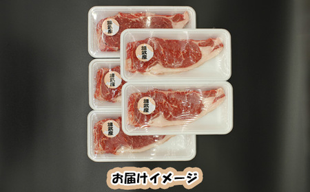 北海道雄武町産　牛肉セット（冷凍）(牛ロースステーキ200g×5)【09119】