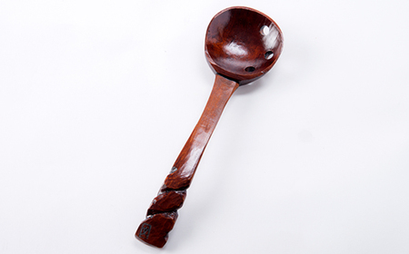 広島県指定伝統的工芸品 戸河内刳物 鍋物用穴あきお玉【1003894】