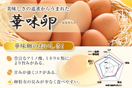 卵 ちよだファームのたまご 華味卵 はなみらん 60個（50個＋割れ補償10個）_FR109_001