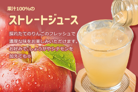 りんごジュース 芸北りんご 槇原農園 果汁100% ストレートジュース 1,000ml  5本_MA077_005