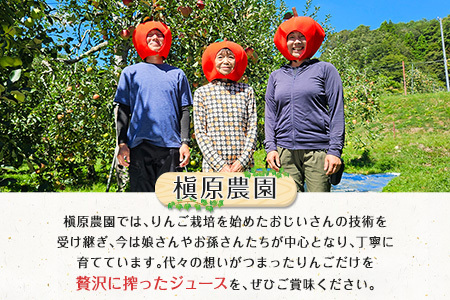 りんごジュース 芸北りんご 槇原農園 果汁100% ストレートジュース 1,000ml  5本_MA077_005