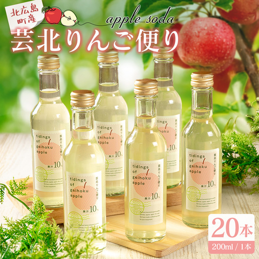 芸北りんご便り（りんごソーダ）20本セット_HA095_007