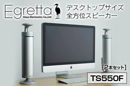 オオアサ電子 Egretta(エグレッタ)デスクトップサイズ　全方位スピーカー　TS550F OE025_008