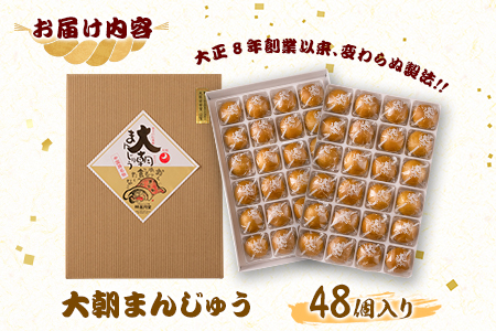 大朝まんじゅう48個入り　HA010_005