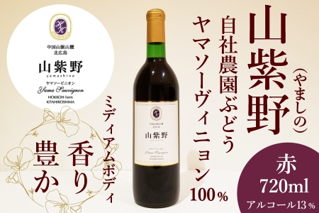 ホッコーワイナリー　山紫野（ヤマソーヴィニヨン）　KA038_016